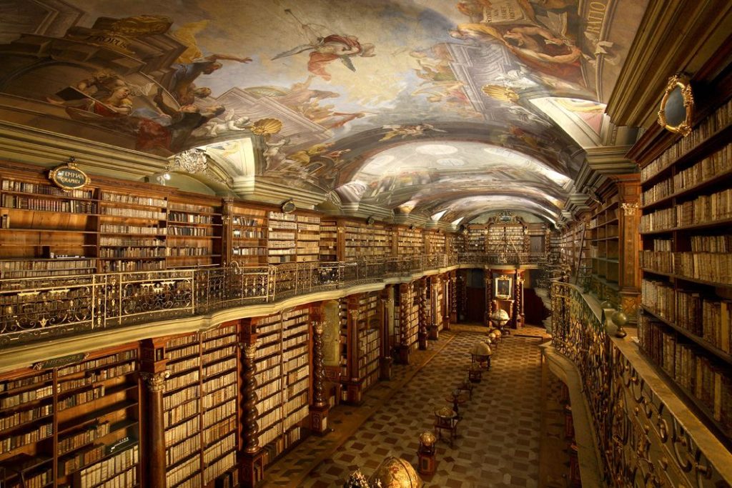 The National Baroque Library Has Been Opened in 1722 (image source Clementinum.com)
