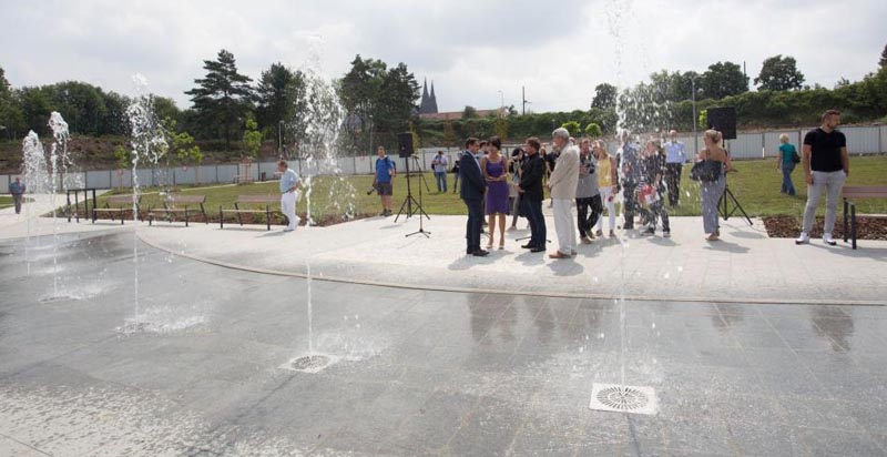 Picture From the Opening of the New Park at Hradcany