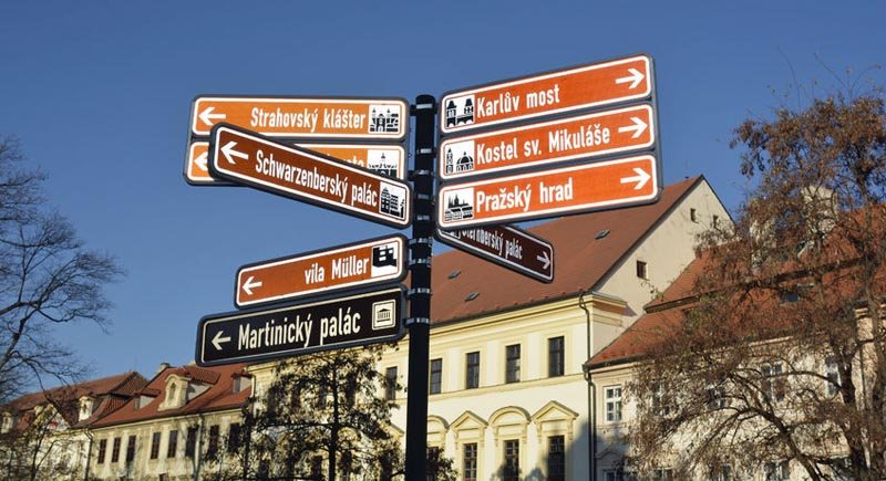 Typically the Tourist Signs are in Czech, but You Can Ask Pretty Much Anyone for Help in English