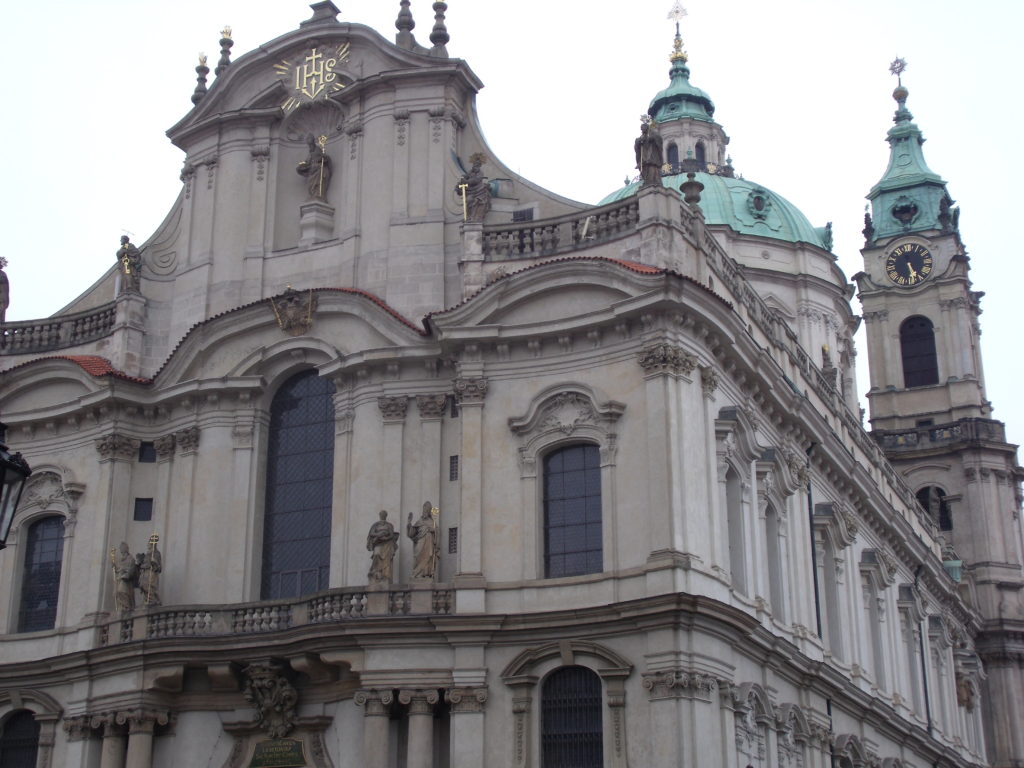 The impressive gothic exterior of the Church of Saint Nicholas