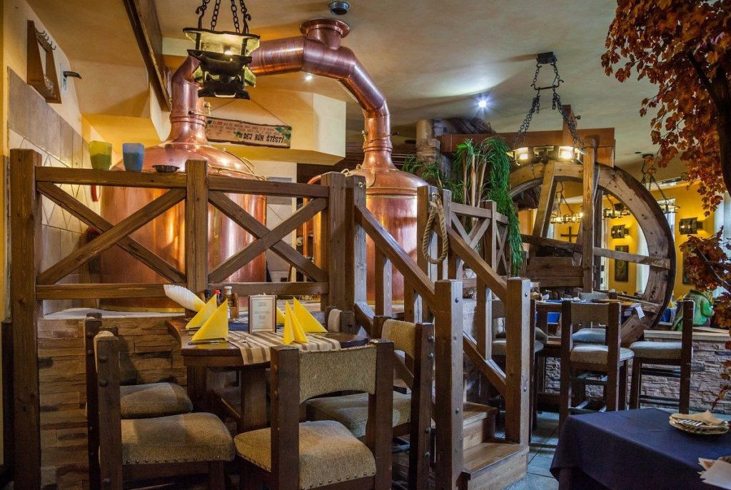 Pivovarsky Klub offers more than 240 craft beers and serves typical Czech cuisine