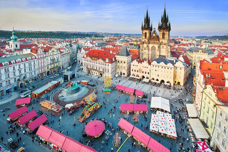 Easter Markets in Prague Old Town Square