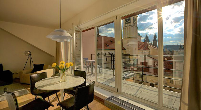 Example of the Prague Private Apartment with Own Terrace
