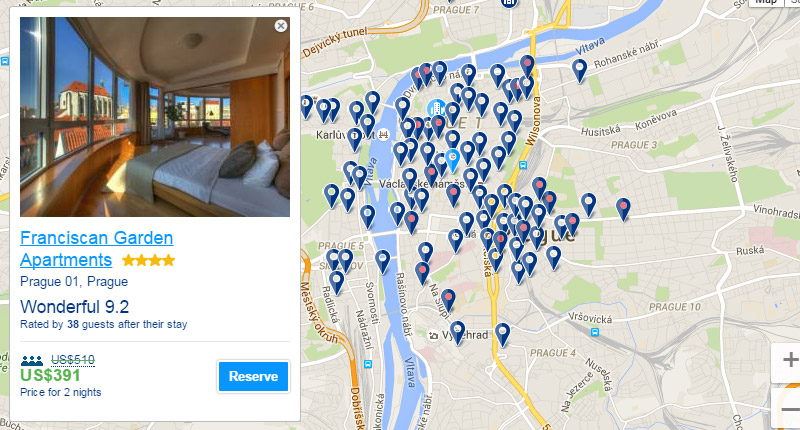 There Are More Than 1,100 Prague Apartments Listed on Booking.com