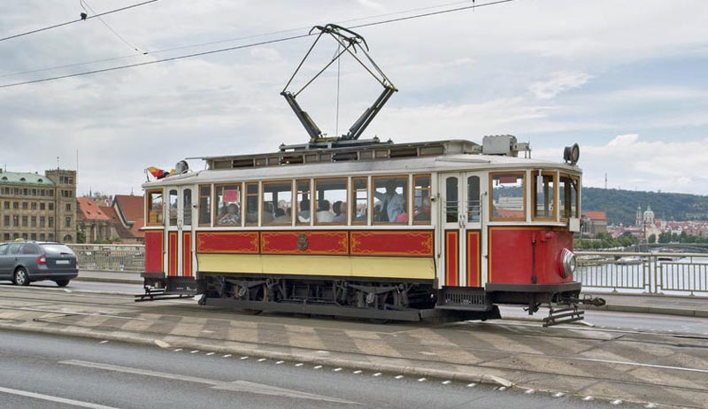 Original Historical Tram from 1908 is Popular Tourist Attraction (Line no. 91)