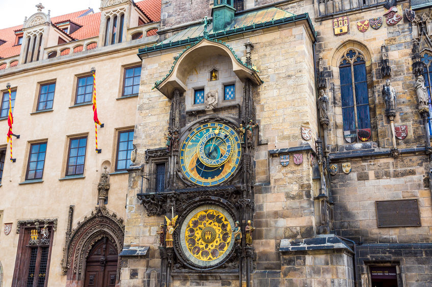 Prague Astronomical Clock on the Old Town Square