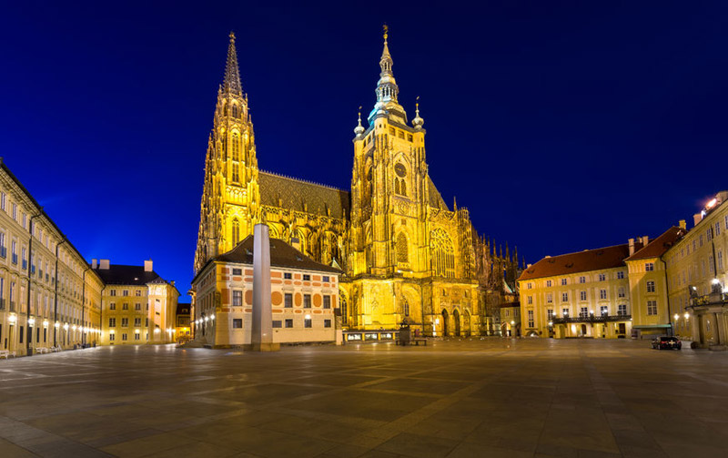 St. Vitus Cathedral at Night