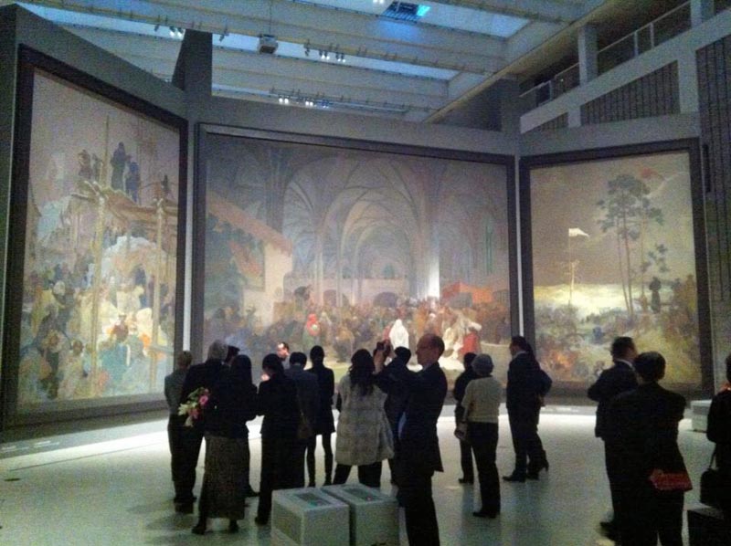 The Slav Epic at Prague National Gallery Exhibition