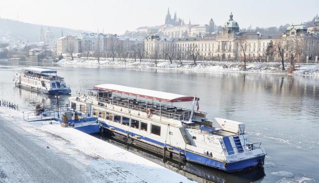 This is the Boat You Will be Cruising on a Vltava River