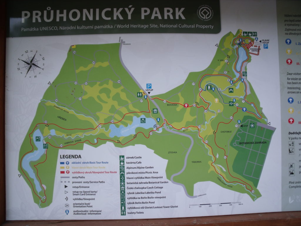 Plan of the park