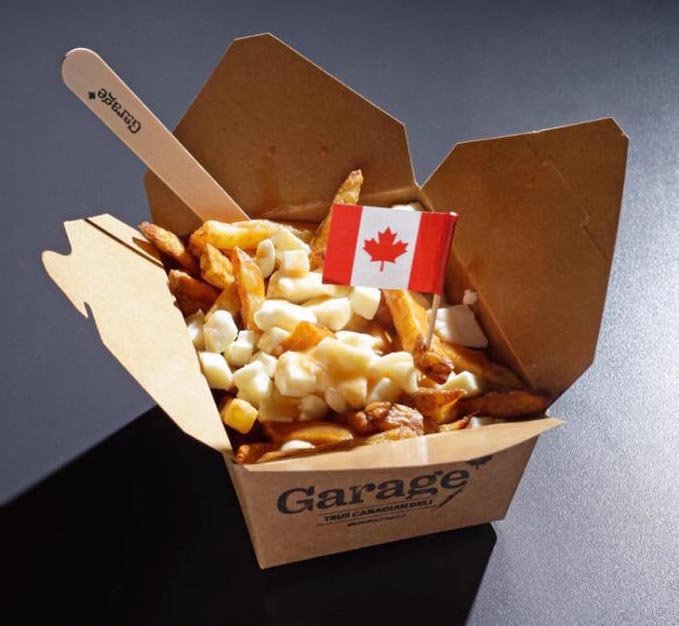 Typical Poutine from Garage in Karlin