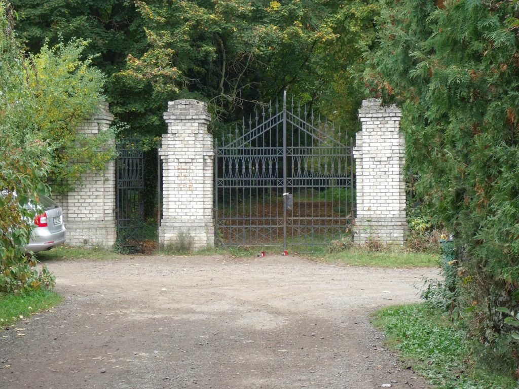 Gates to the cemetery